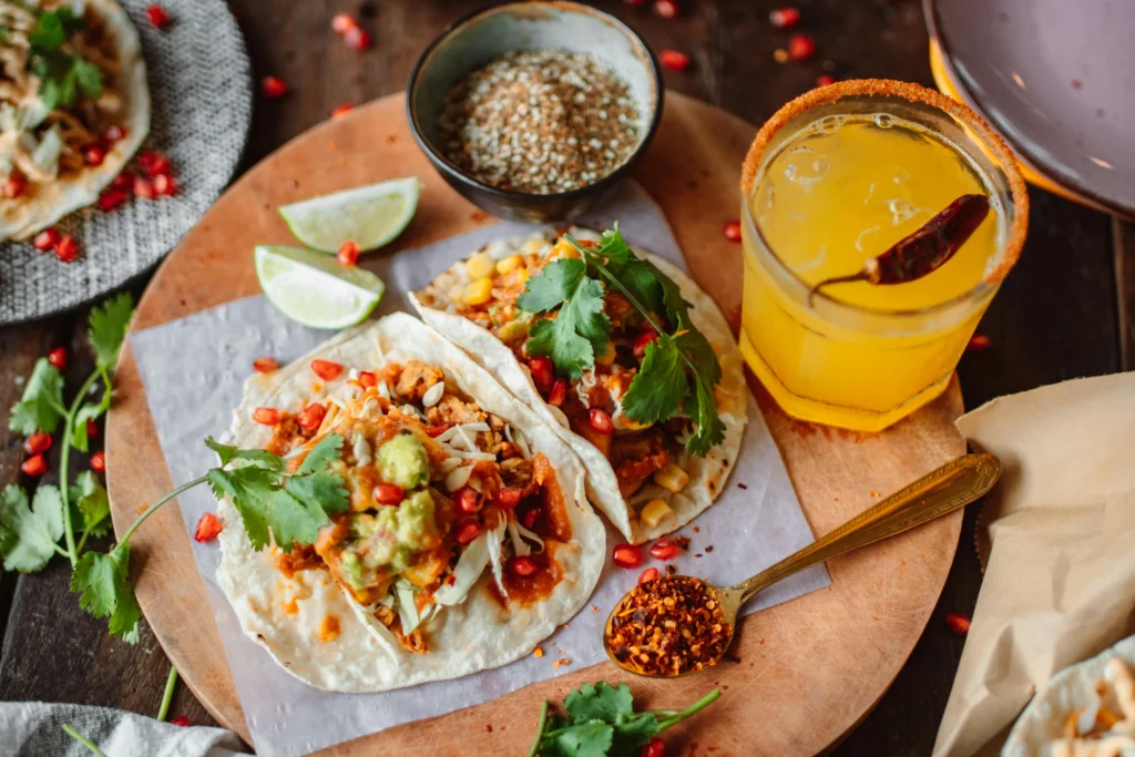 mango salsa fish tacos