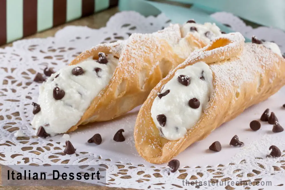 Chocolate chip Cannoli