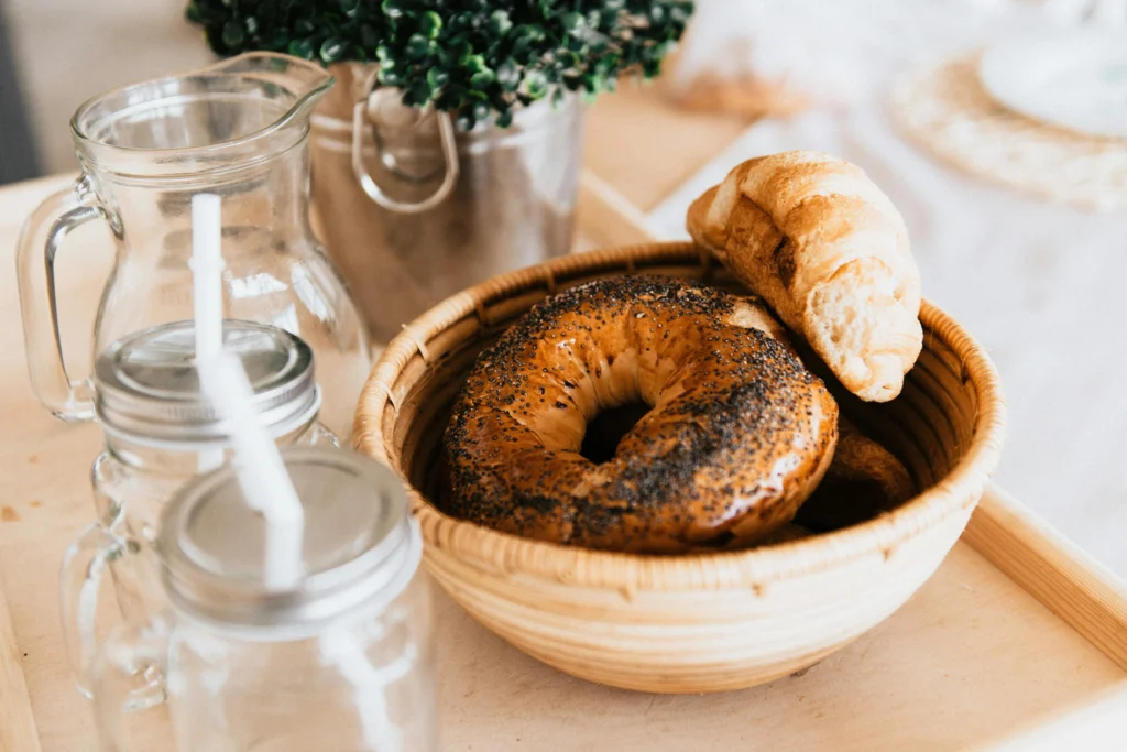 utopia bagels in Beige Ceramic Bowl