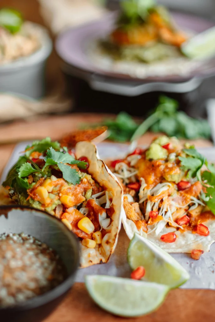 Mexican Tacos al Pastor with Salsa