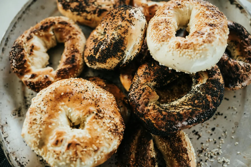 Photo of utopia bagels on a Plate