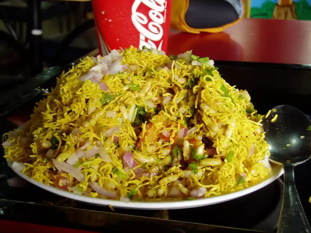 a bowl of food on a table