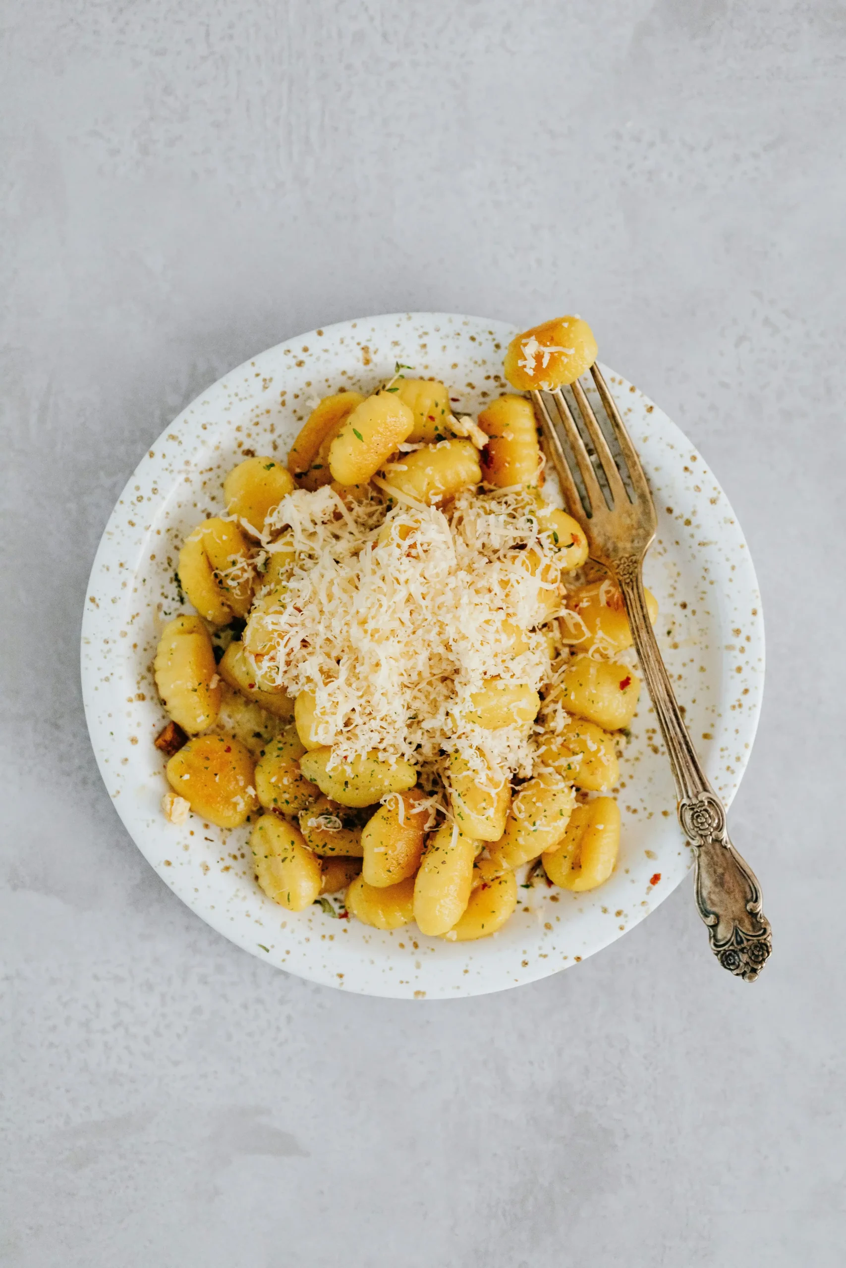 A gnocchi alla sorrentina with Cheese on Top