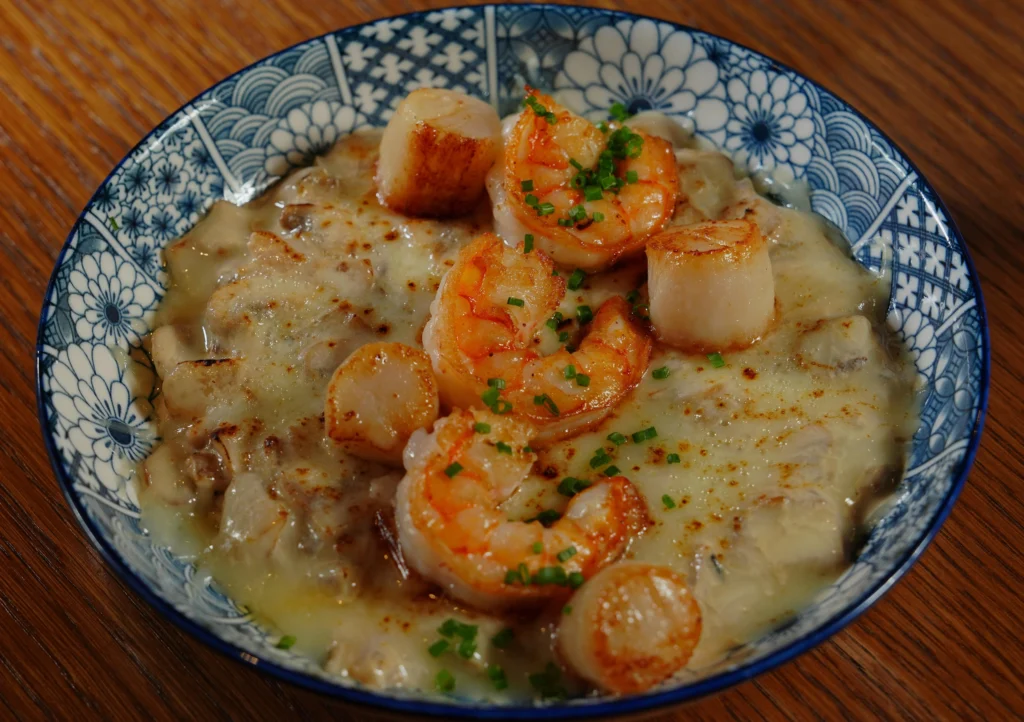 Close-up of a Dish with Cacciucco