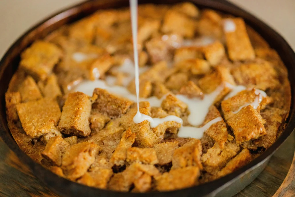 Bread Pudding in the Bowl