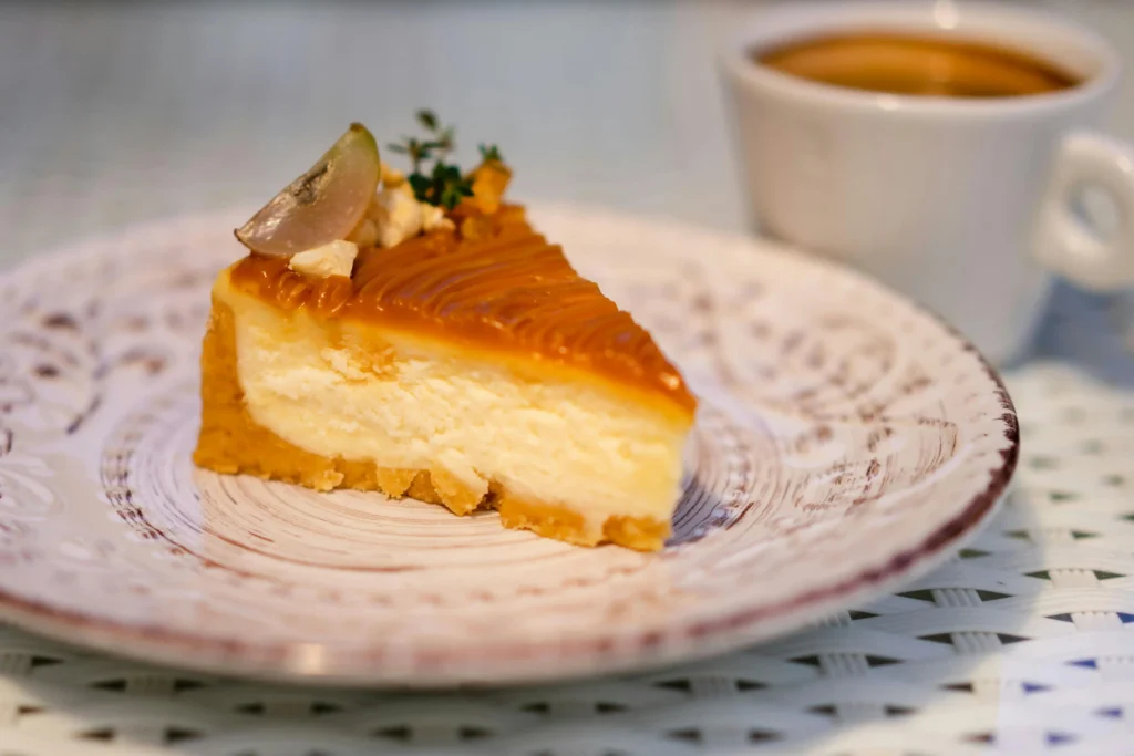 Torta della Nonna on Plate