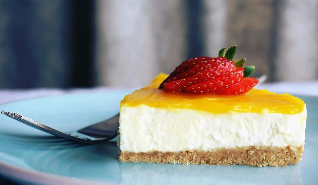 Torta della Nonna With Strawberry Fruit