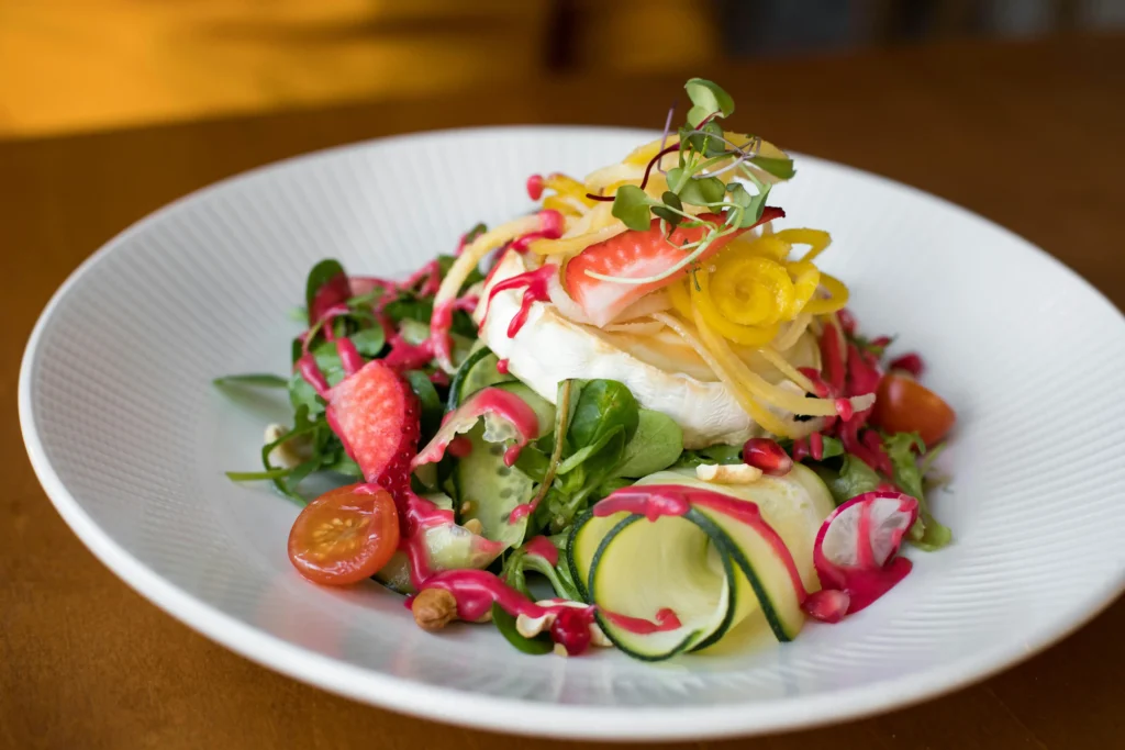 Photo of Zucchini Salad on Plate