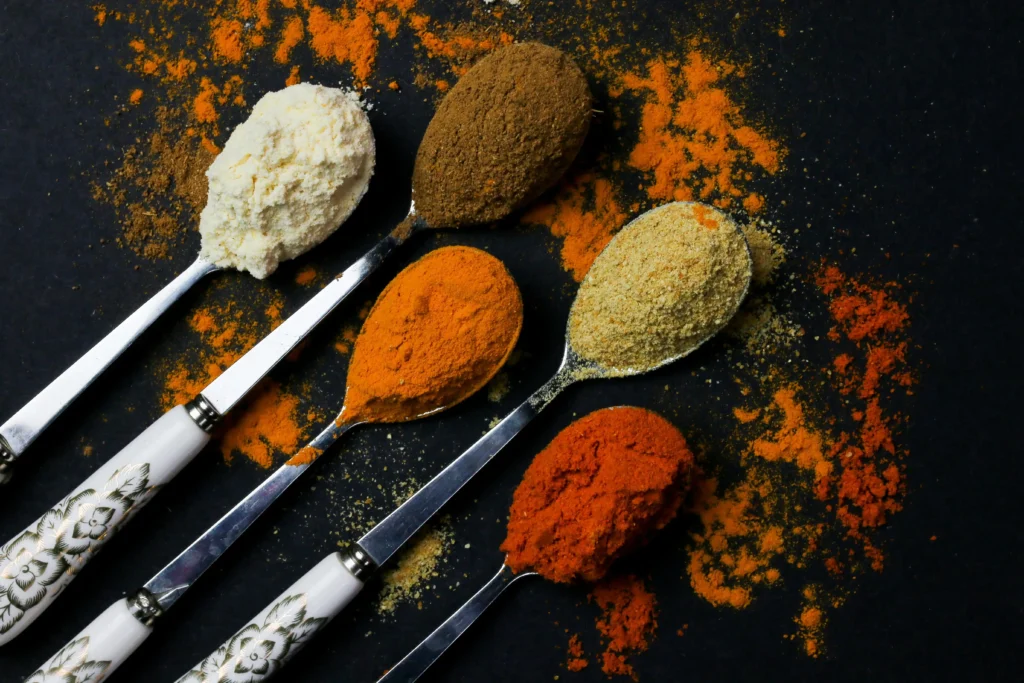 Spoons with Spices