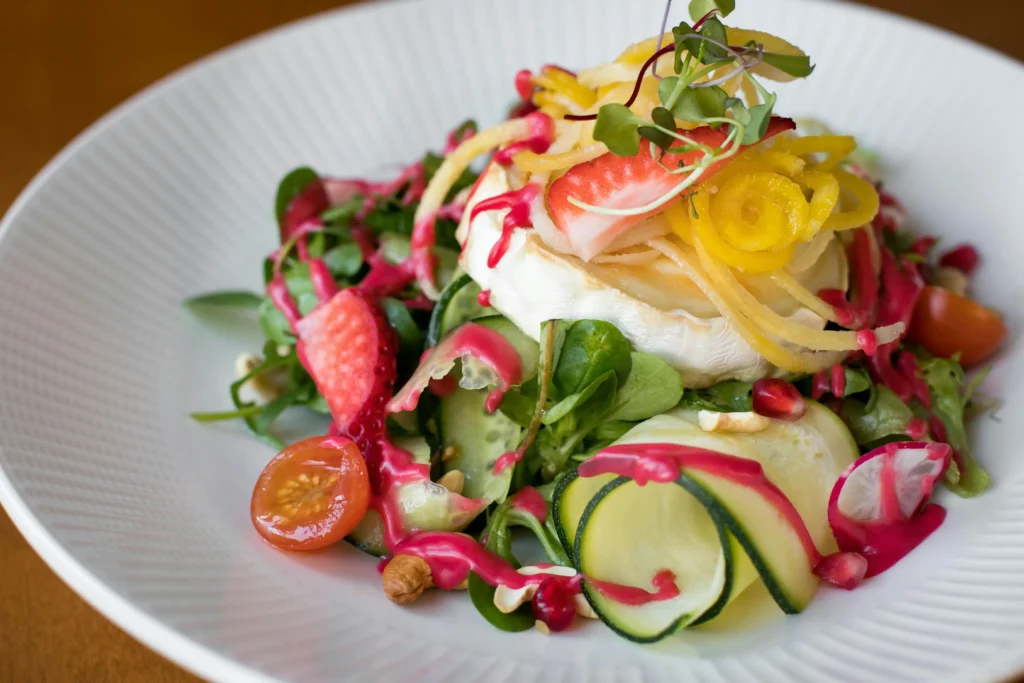 Vegetable Salad On Plate